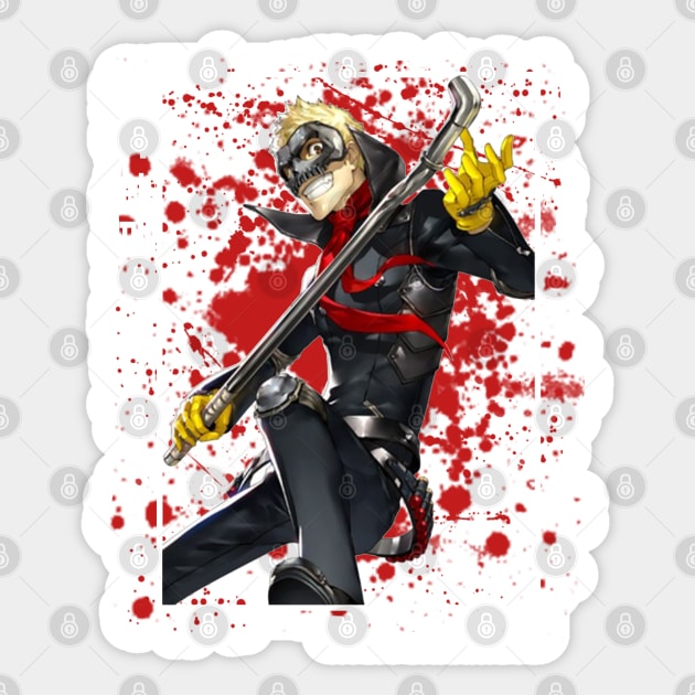 Ryuji Sakamoto Persona 5 Sticker by Otaku Emporium